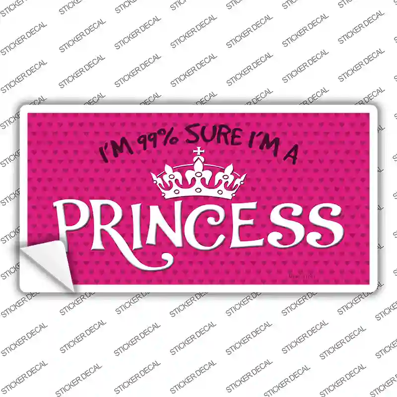 Im 99 Percent Sure Novelty Sticker Decal