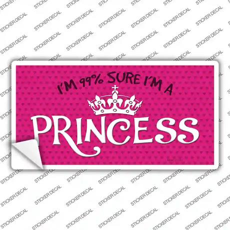 Im 99 Percent Sure Novelty Sticker Decal