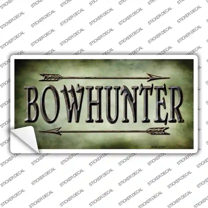 Bowhunter Novelty Sticker Decal
