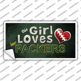 This Girl Loves Her Packers Novelty Sticker Decal