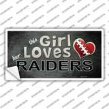 This Girl Loves Her Raiders Novelty Sticker Decal