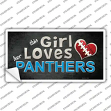 This Girl Loves Her Panthers Novelty Sticker Decal