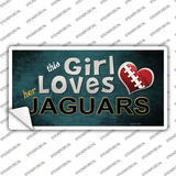 This Girl Loves Her Jaguars Novelty Sticker Decal