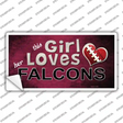 This Girl Loves Her Falcons Novelty Sticker Decal