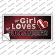 This Girl Loves Her Buccaneers Novelty Sticker Decal