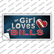 This Girl Loves Her Bills Novelty Sticker Decal