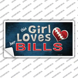 This Girl Loves Her Bills Novelty Sticker Decal