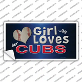 This Girl Loves Her Cubs Novelty Sticker Decal