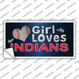 This Girl Loves Her Indians Novelty Sticker Decal