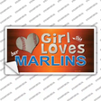 This Girl Loves Her Marlins Novelty Sticker Decal