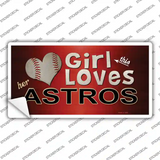 This Girl Loves Her Astros Novelty Sticker Decal