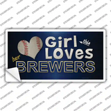 This Girl Loves Her Brewers Novelty Sticker Decal