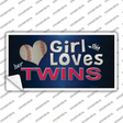 This Girl Loves Her Twins Novelty Sticker Decal