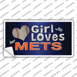 This Girl Loves Her Mets Novelty Sticker Decal