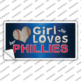 This Girl Loves Her Phillies Novelty Sticker Decal