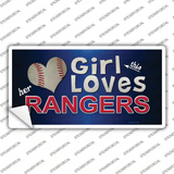 This Girl Loves Her Rangers Novelty Sticker Decal