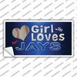 This Girl Loves Her Jays Novelty Sticker Decal