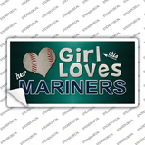 This Girl Loves Her Mariners Novelty Sticker Decal