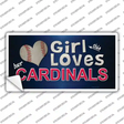 This Girl Loves Cardinals Novelty Sticker Decal