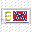 Confederate Flag North Carolina Novelty Sticker Decal