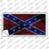 Confederate Flag Foiled Novelty Sticker Decal
