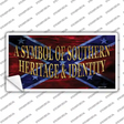 Symbol Of Southern Heritage Novelty Sticker Decal