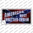 Americas Most Embattled Emblem Novelty Sticker Decal