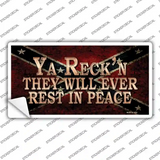 Rest In Peace Novelty Sticker Decal