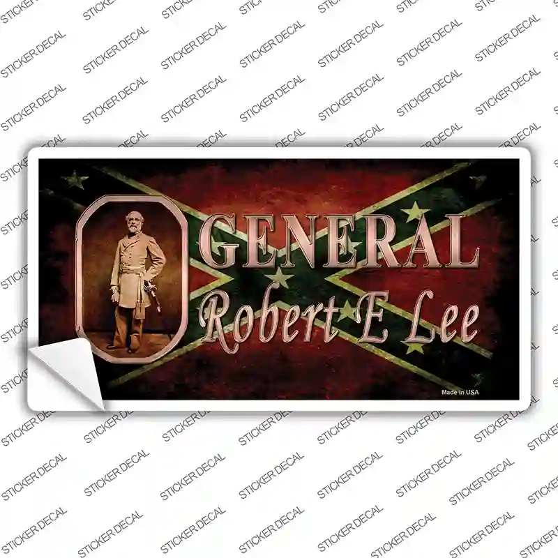 General Robert E Lee Novelty Sticker Decal