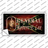 General Robert E Lee Novelty Sticker Decal