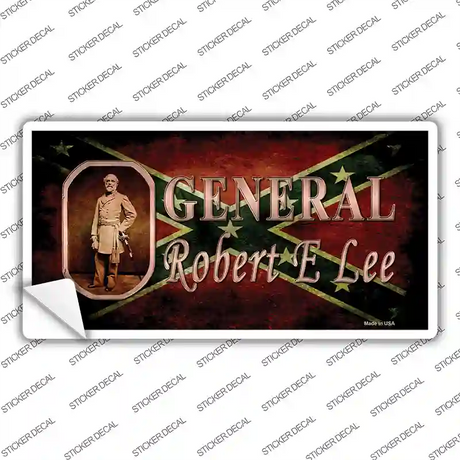 General Robert E Lee Novelty Sticker Decal