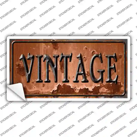 Vine Rusty Novelty Sticker Decal