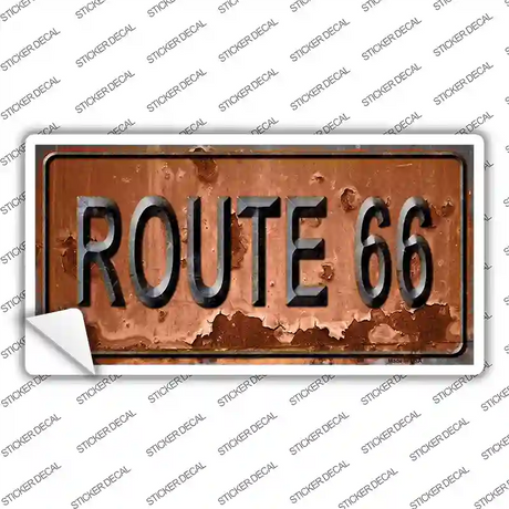 Route 66 Novelty Sticker Decal