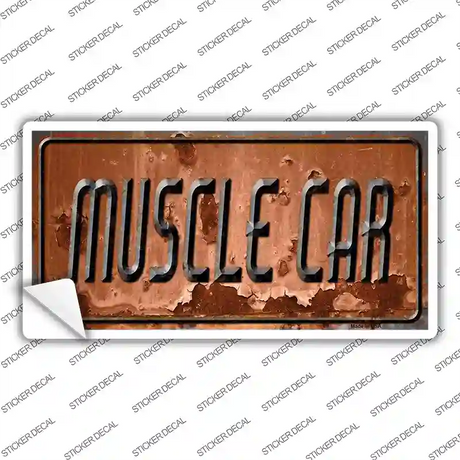 Muscle Car Novelty Sticker Decal