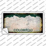 Colorado State Rusty Novelty Sticker Decal
