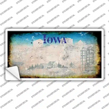 Iowa State Rusty Novelty Sticker Decal