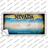 Nevada State Rusty Novelty Sticker Decal