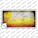 New Mexico State Rusty Novelty Sticker Decal