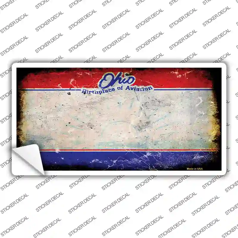 Ohio State Rusty Novelty Sticker Decal