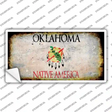 Oklahoma State Rusty Novelty Sticker Decal