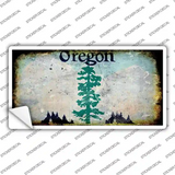 Oregon State Rusty Novelty Sticker Decal
