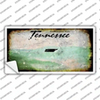 Tennessee State Rusty Novelty Sticker Decal