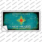 New Mexico Centennial Rusty Novelty Sticker Decal