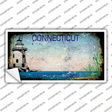 Connecticut Rusty Novelty Sticker Decal