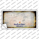 New Foundland Rusty Novelty Sticker Decal