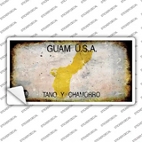 Guam Rusty Novelty Sticker Decal