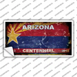 Arizona Centennial State Rusty Novelty Sticker Decal