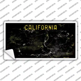 California Black State Rusty Novelty Sticker Decal