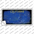 California Blue State Rusty Novelty Sticker Decal