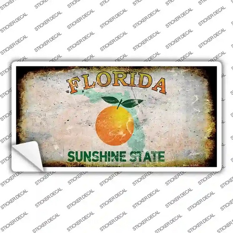 Florida Rusty Novelty Sticker Decal